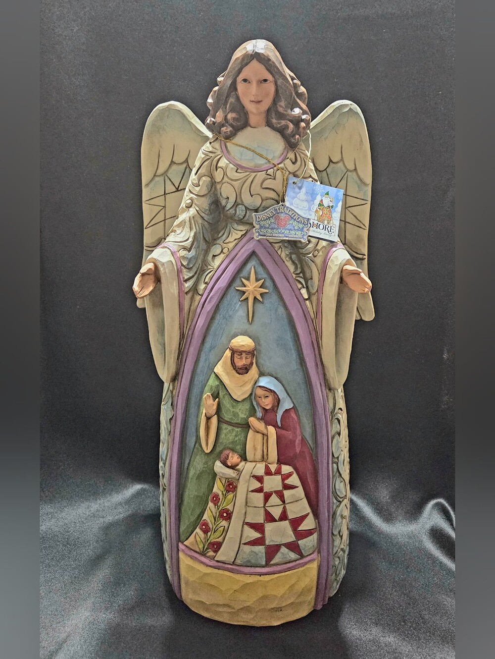 Jim Shore Heartwood Creek Angel Figurine / Nativity Scene and Star of Bethlehem
